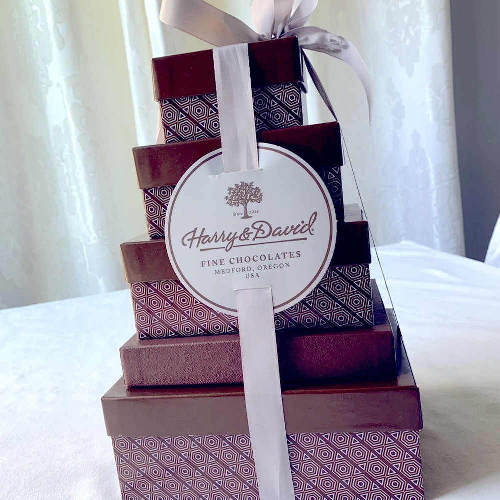 Chocolate Mystery Gift Tower - Brown